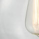 Fulton 1 Light 7 inch Black Antique Brass Mini Pendant Ceiling Light in Clear Glass